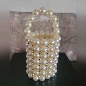 Faux pearl decoration